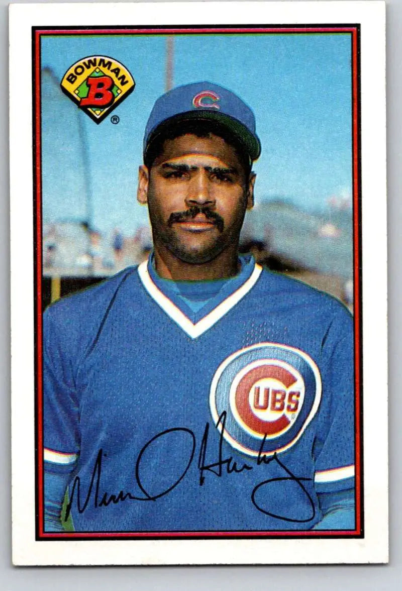 1989 Bowman #286 Mike Harkey NM-MT RC Rookie Chicago Cubs Baseball Card - Baseball Card Single