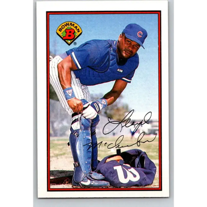 1989 Bowman #287 Lloyd McClendon NM-MT Chicago Cubs Baseball Card