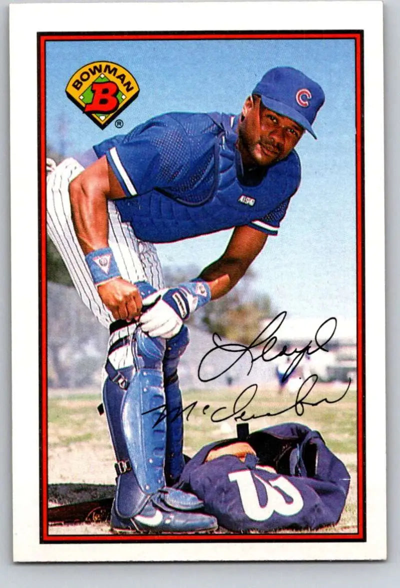 1989 Bowman #287 Lloyd McClendon NM-MT Chicago Cubs Baseball Card - Baseball Card Single