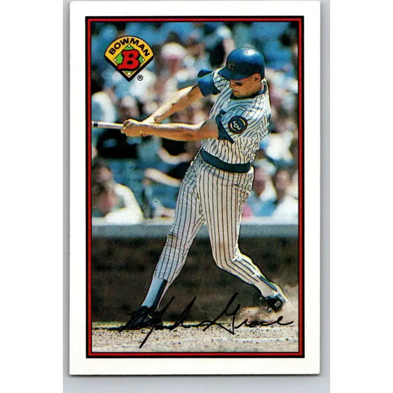 1989 Bowman #291 Mark Grace NM-MT Chicago Cubs Baseball Card - Baseball Card Single
