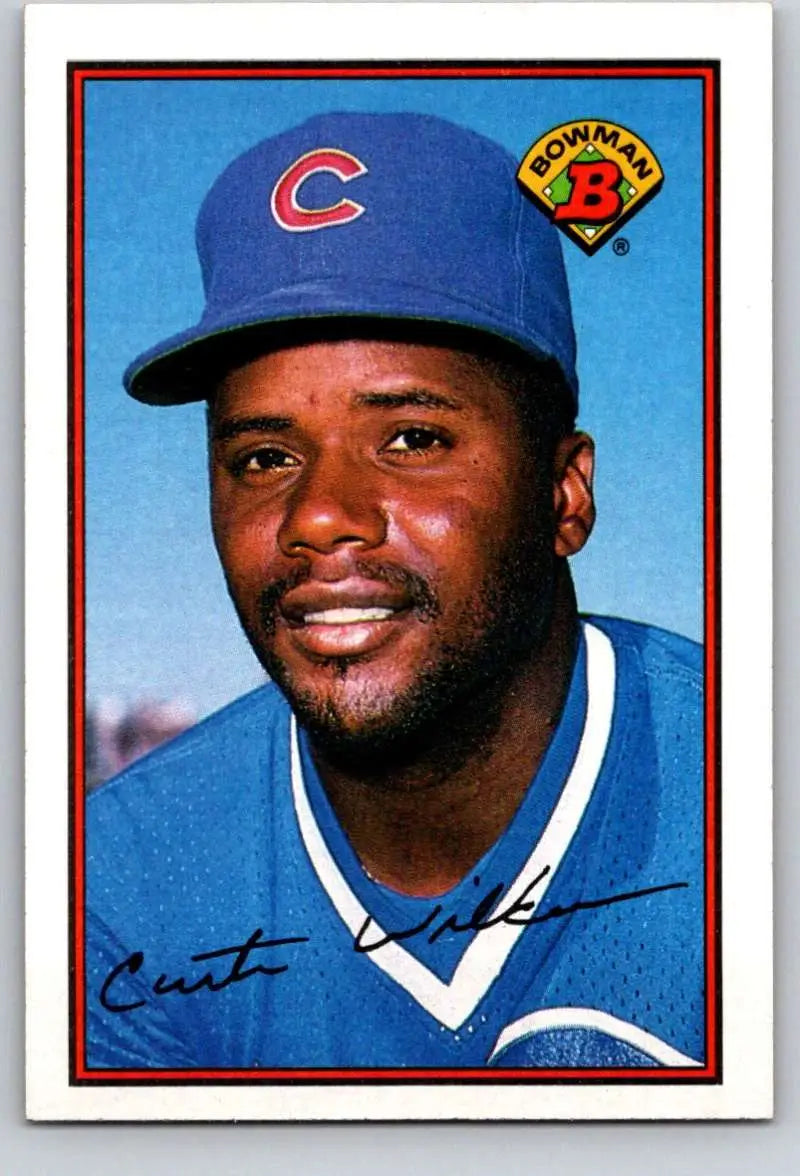 1989 Bowman #292 Curtis Wilkerson NM-MT Chicago Cubs Baseball Card - Baseball Card Single