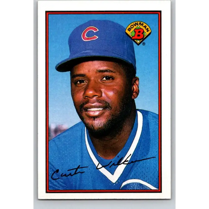 1989 Bowman #292 Curtis Wilkerson NM-MT Chicago Cubs Baseball Card