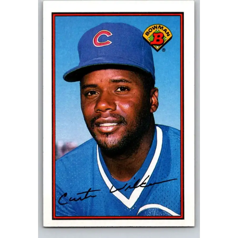 1989 Bowman #292 Curtis Wilkerson NM-MT Chicago Cubs Baseball Card - Baseball Card Single