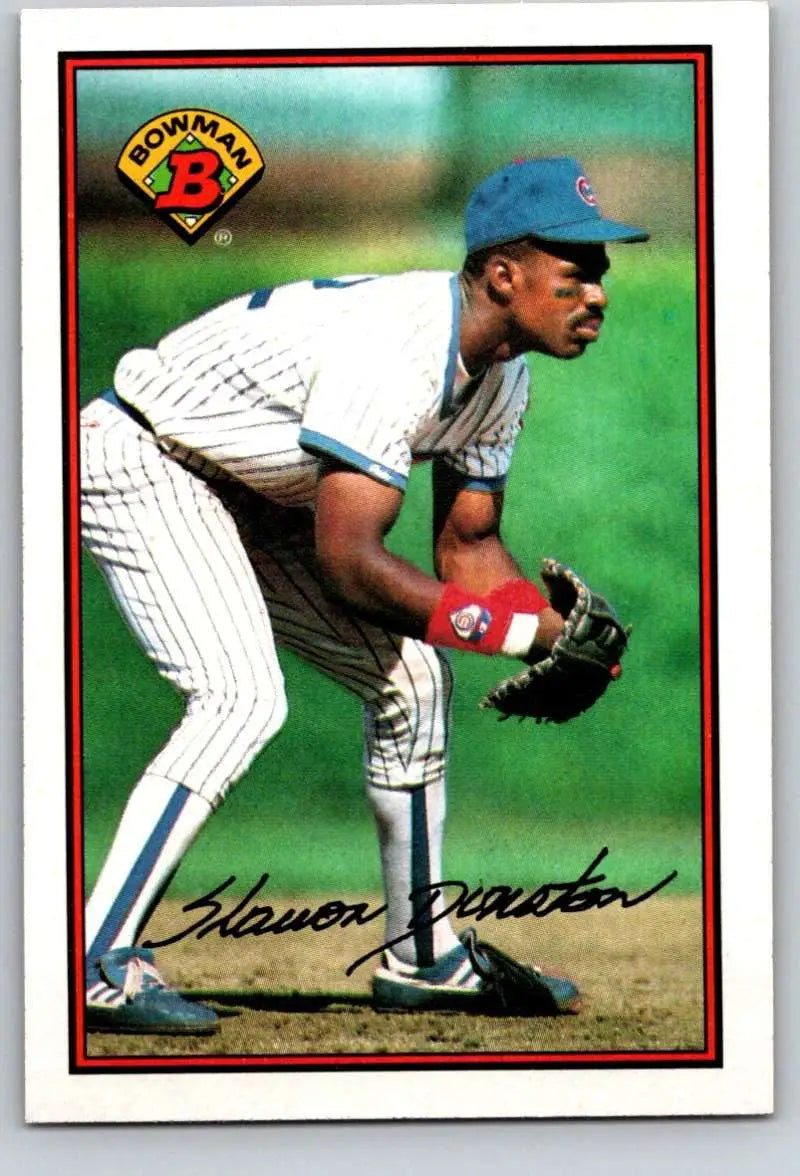 1989 Bowman #294 Shawon Dunston NM-MT Chicago Cubs Baseball Card - Baseball Card Single
