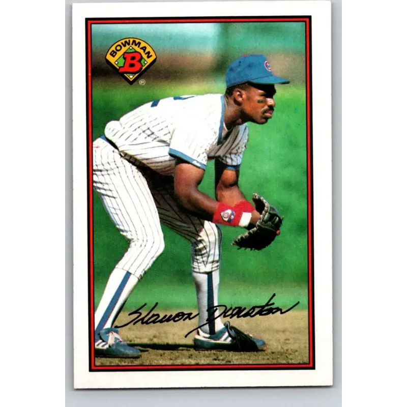 1989 Bowman #294 Shawon Dunston NM-MT Chicago Cubs Baseball Card - Baseball Card Single