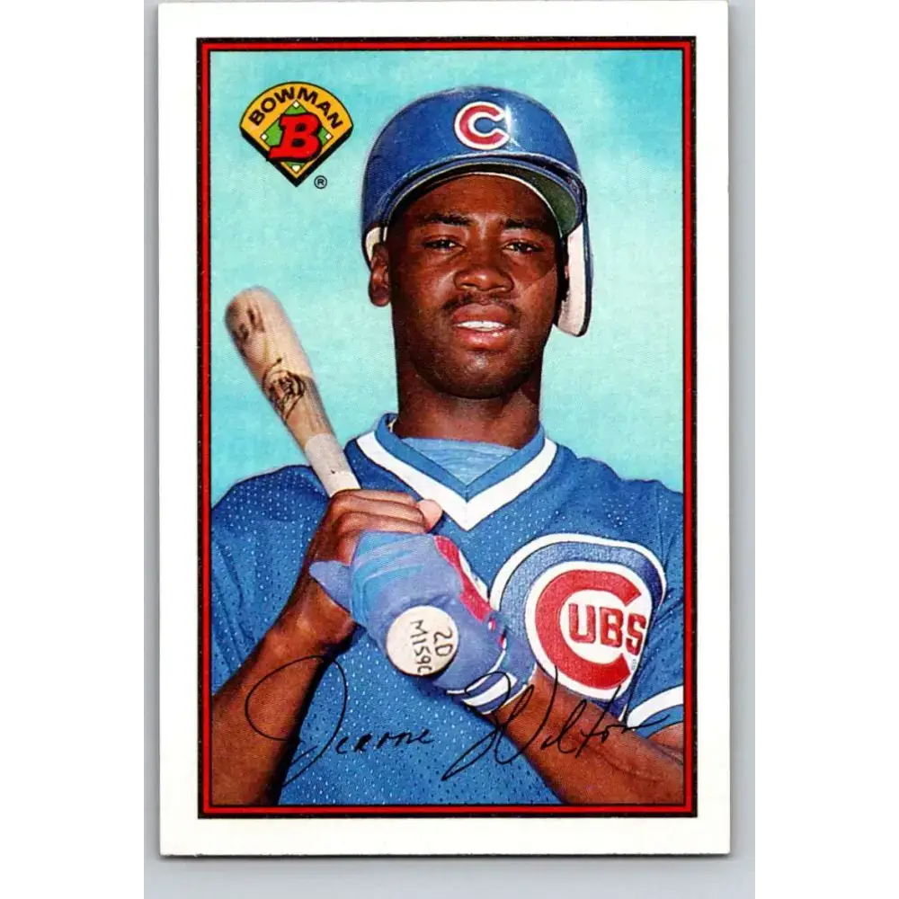 1989 Bowman #295 Jerome Walton NM-MT RC Rookie Chicago Cubs Baseball Card