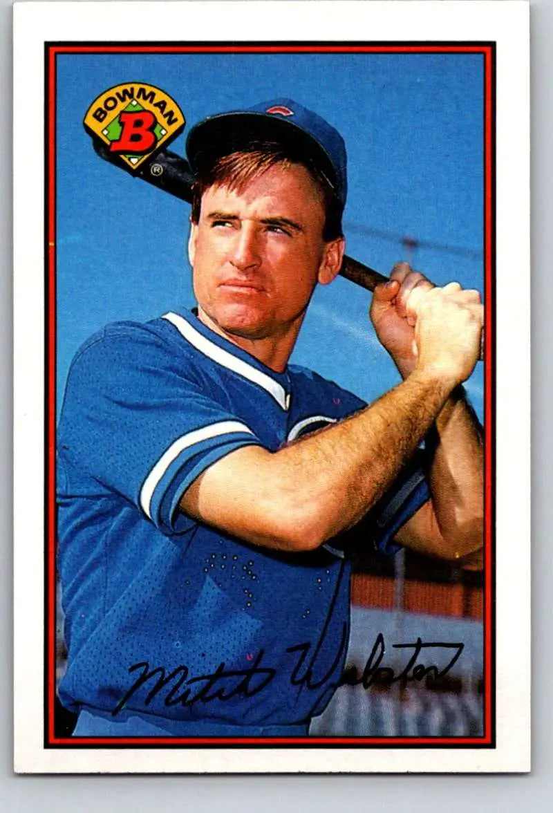 1989 Bowman #296 Mitch Webster NM-MT Chicago Cubs Baseball Card - Baseball Card Single