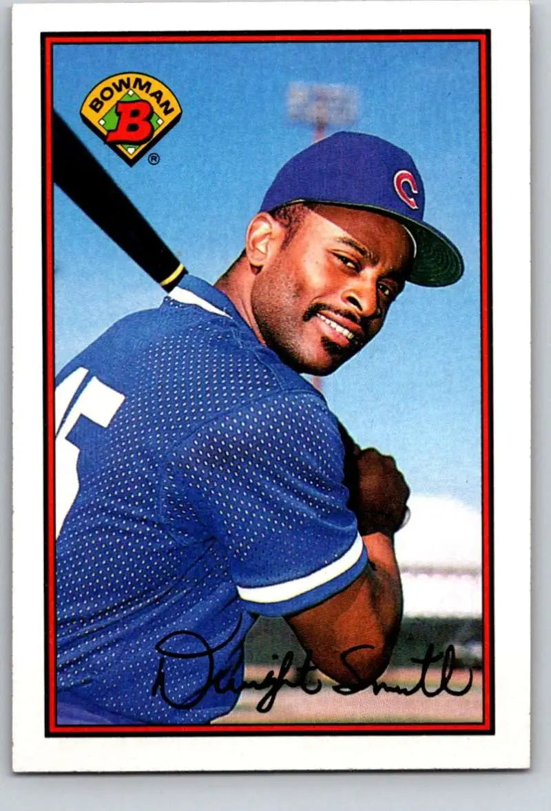 1989 Bowman #297 Dwight Smith NM-MT RC Rookie Chicago Cubs Baseball Card - Baseball Card Single