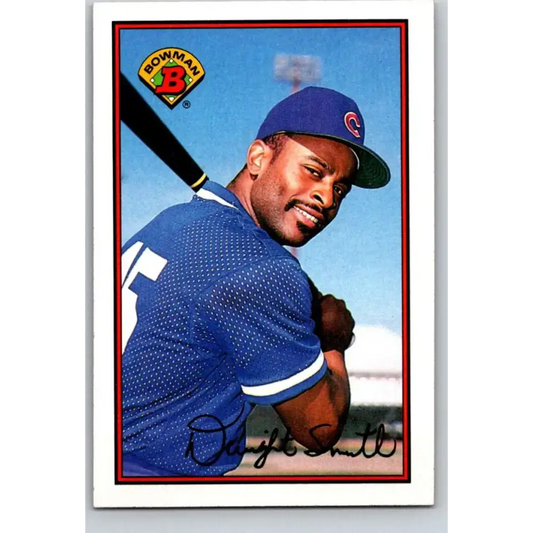 1989 Bowman #297 Dwight Smith NM-MT RC Rookie Chicago Cubs Baseball Card