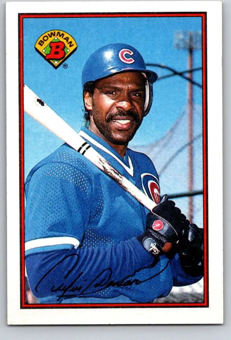 1989 Bowman #298 Andre Dawson NM-MT Chicago Cubs Baseball Card - Baseball Card Single