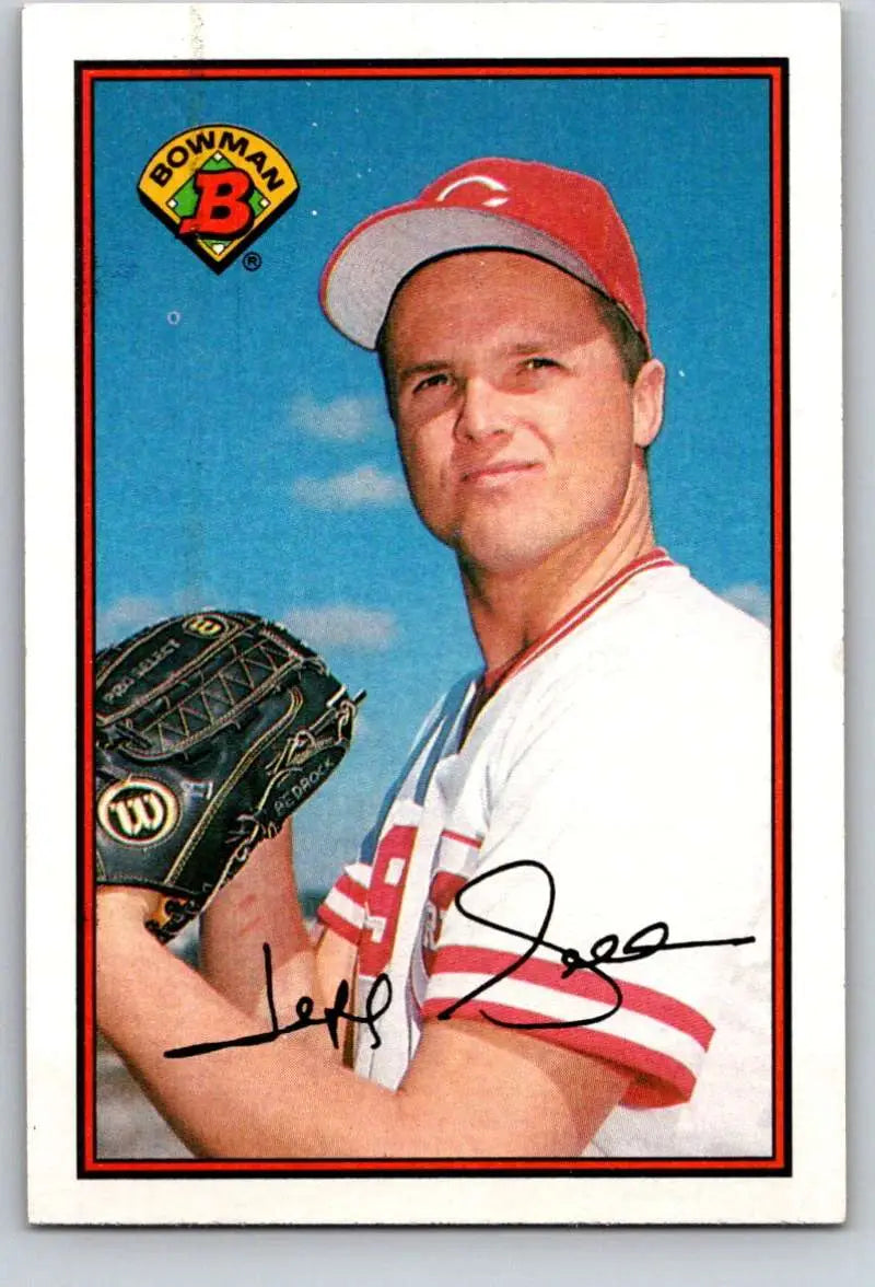 1989 Bowman #299 Jeff Sellers NM-MT Cincinnati Reds Baseball Card - Baseball Card Single
