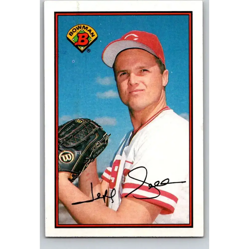 1989 Bowman #299 Jeff Sellers NM-MT Cincinnati Reds Baseball Card - Baseball Card Single