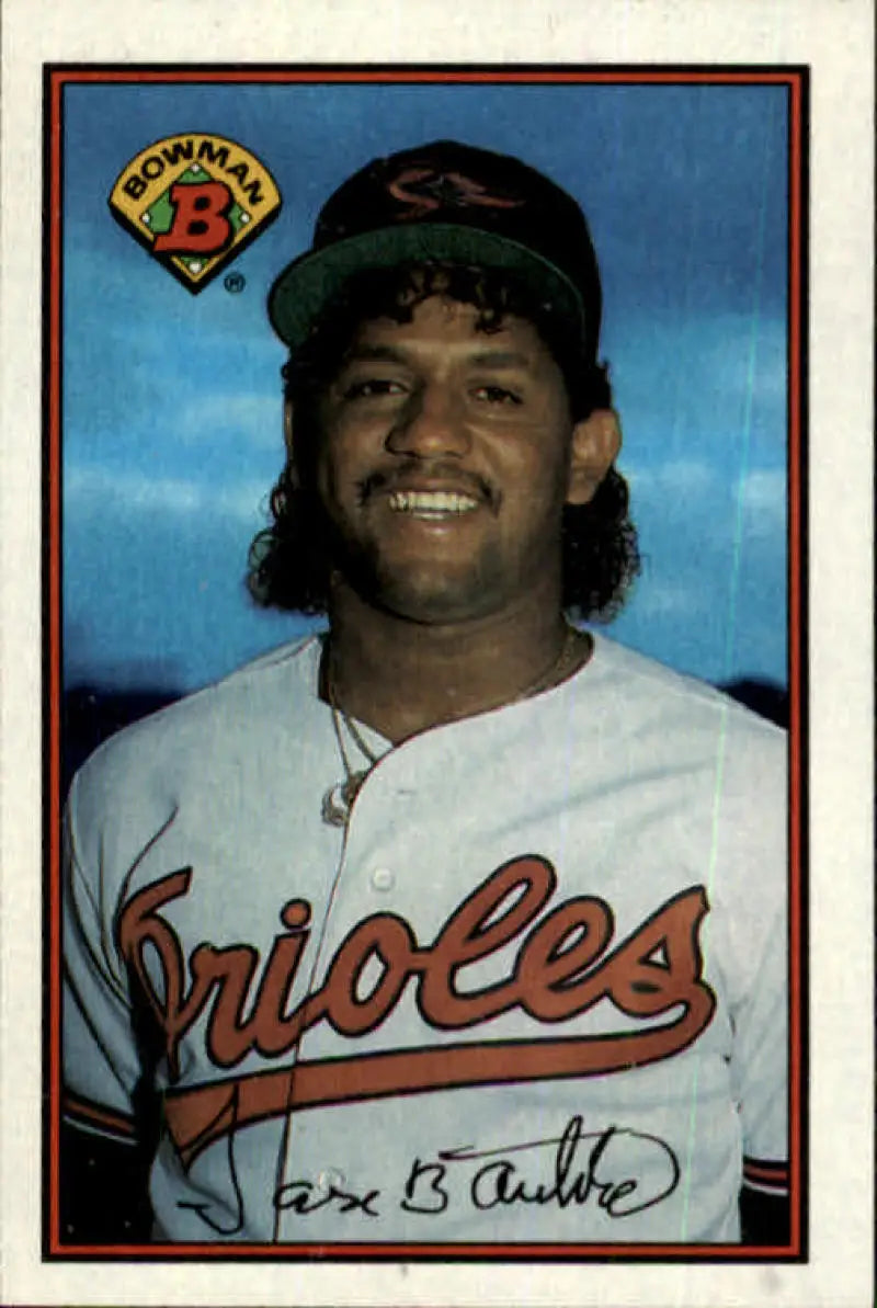 1989 Bowman #3 Jose Bautista NM-MT RC Rookie Baltimore Orioles Baseball Card - Baseball Card Single