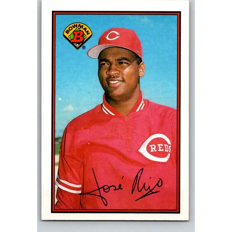 1989 Bowman #300 Jose Rijo NM-MT Cincinnati Reds Baseball Card - Baseball Card Single
