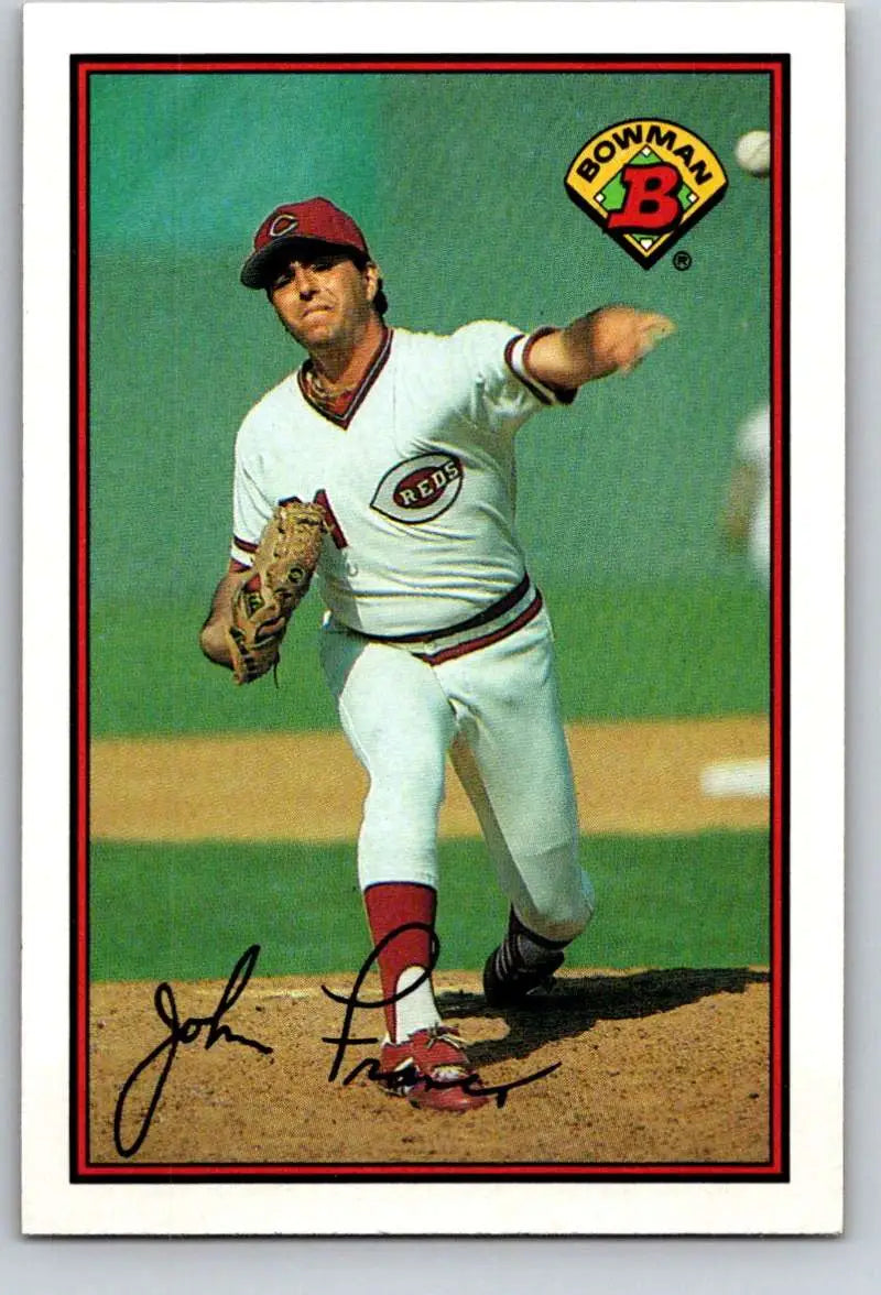 1989 Bowman #301 John Franco NM-MT Cincinnati Reds Baseball Card - Baseball Card Single