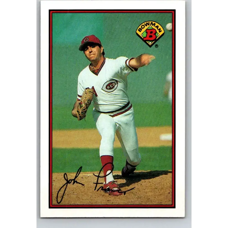1989 Bowman #301 John Franco NM-MT Cincinnati Reds Baseball Card - Baseball Card Single