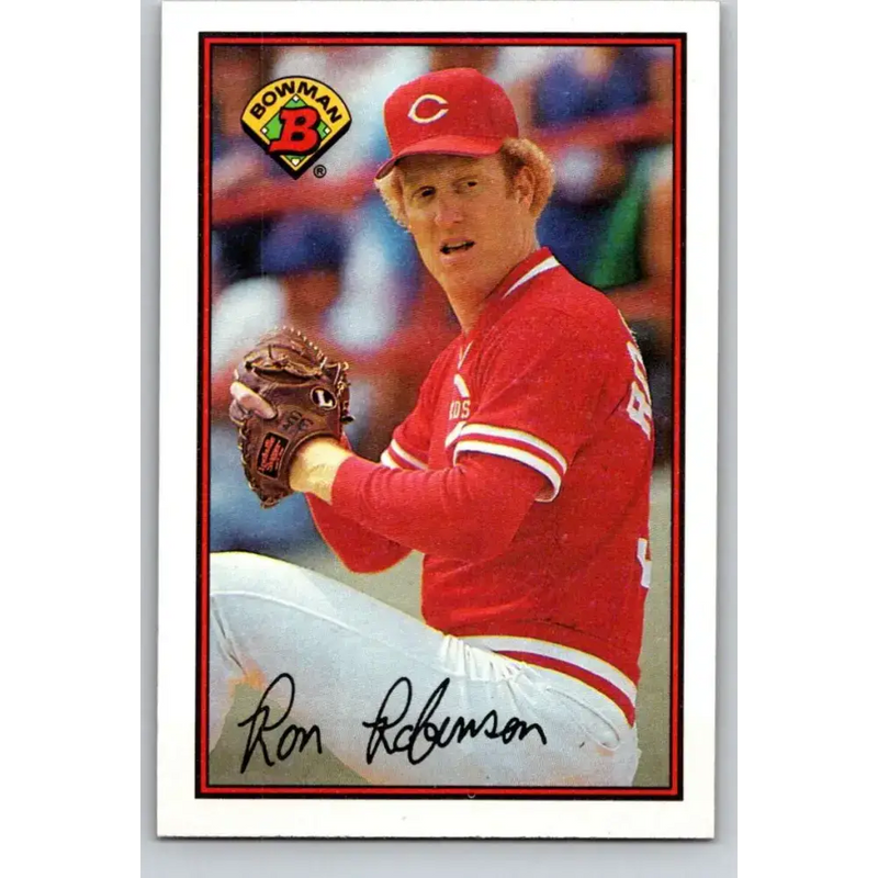 1989 Bowman #303 Ron Robinson NM-MT Cincinnati Reds Baseball Card - Baseball Card Single