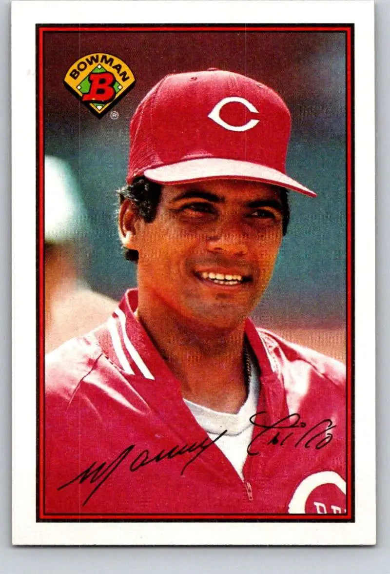 1989 Bowman #308 Manny Trillo NM-MT Cincinnati Reds Baseball Card - Baseball Card Single