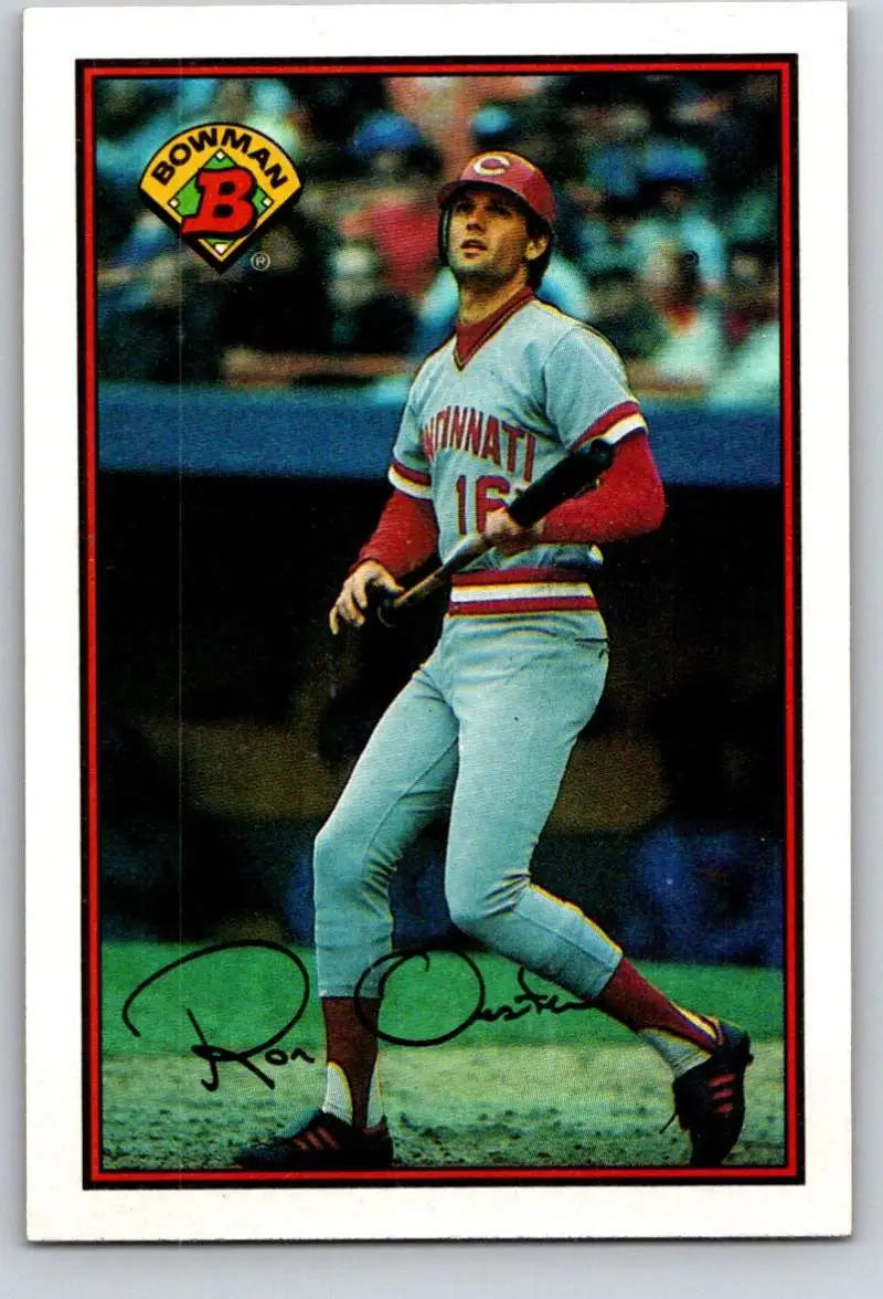 1989 Bowman #310 Ron Oester NM-MT Cincinnati Reds Baseball Card - Baseball Card Single