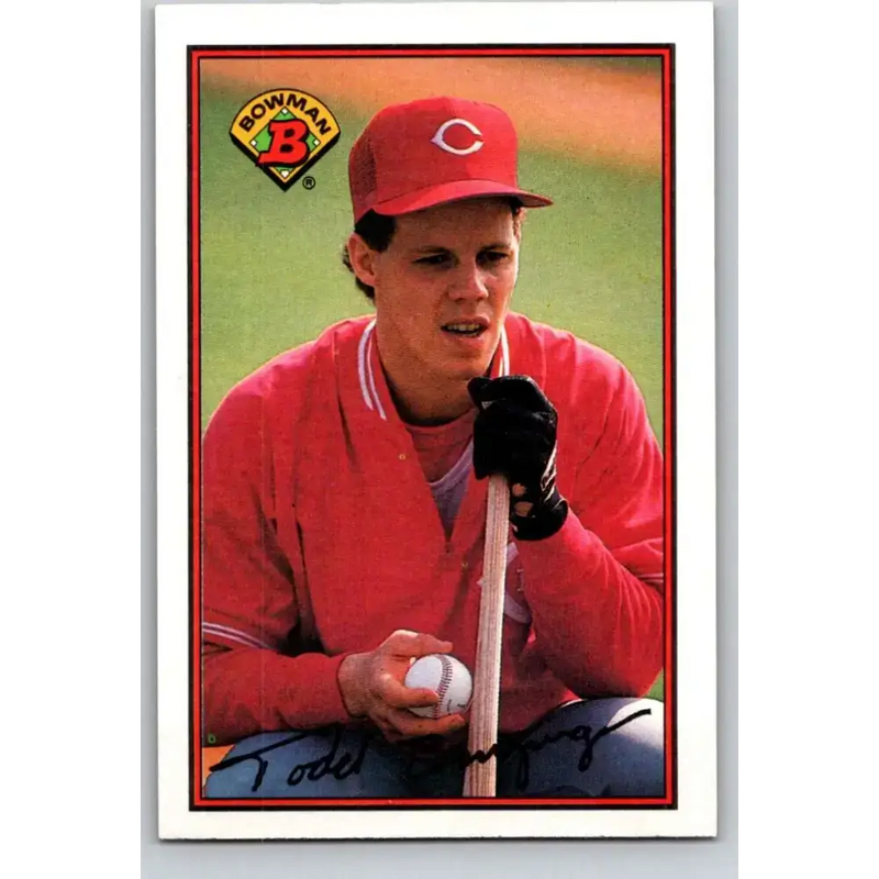 1989 Bowman #312 Todd Benzinger NM-MT Cincinnati Reds Baseball Card - Baseball Card Single