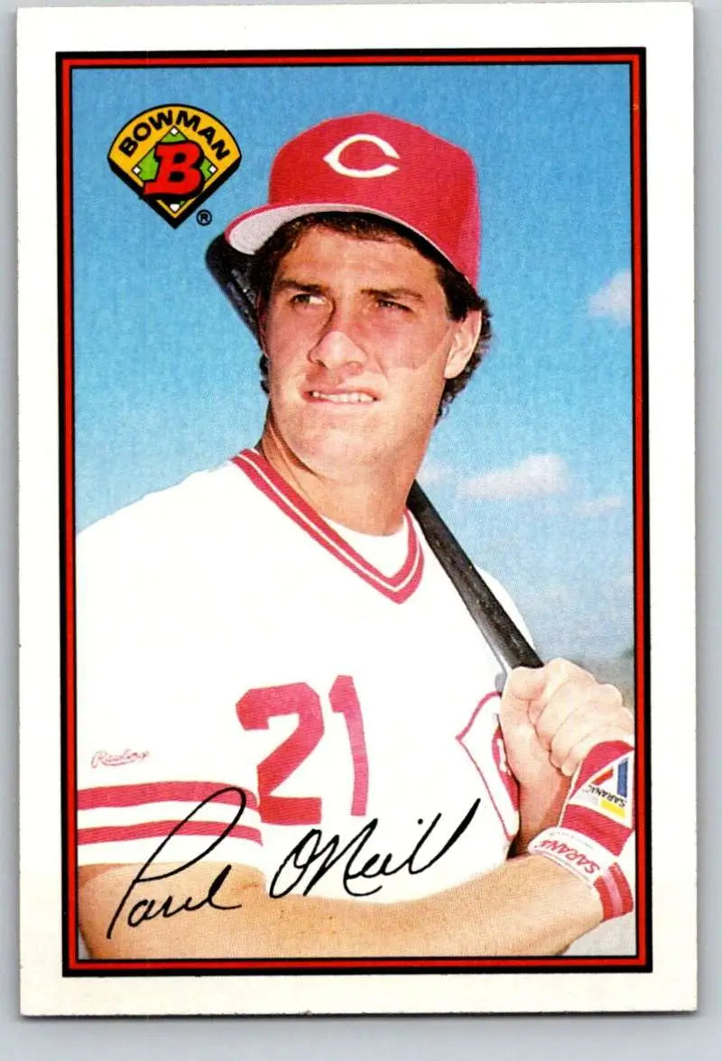 1989 Bowman #313 Paul O’Neill NM-MT Cincinnati Reds Baseball Card - Baseball Card Single