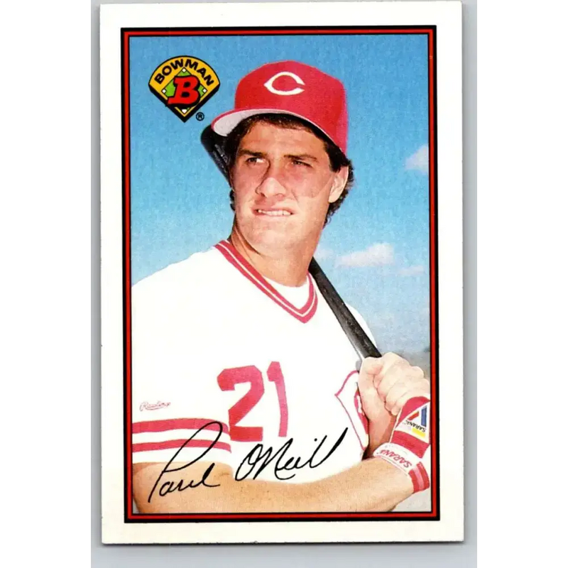 1989 Bowman #313 Paul O’Neill NM-MT Cincinnati Reds Baseball Card - Baseball Card Single