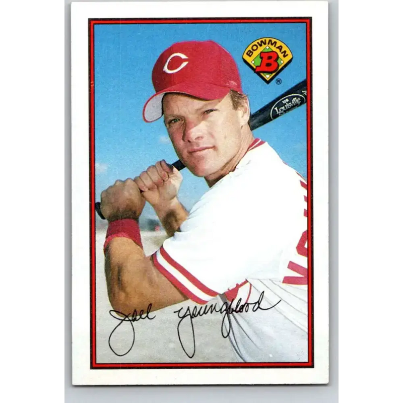 1989 Bowman #315 Joel Youngblood NM-MT Cincinnati Reds Baseball Card - Baseball Card Single