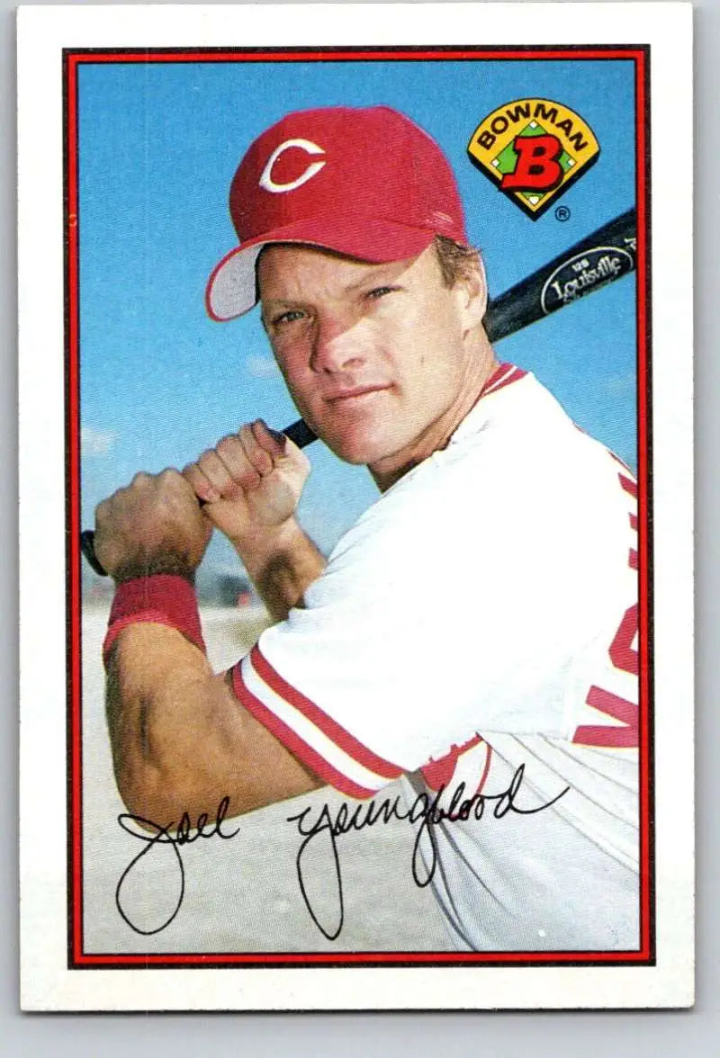 1989 Bowman #315 Joel Youngblood NM-MT Cincinnati Reds Baseball Card - Baseball Card Single