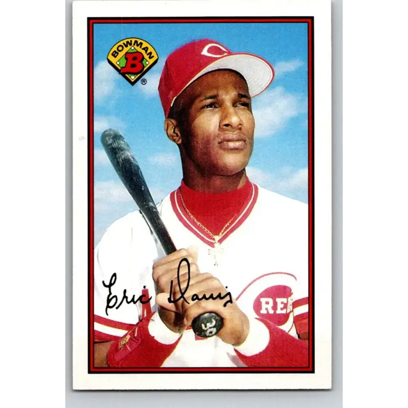 1989 Bowman #316 Eric Davis NM-MT Cincinnati Reds Baseball Card - Baseball Card Single