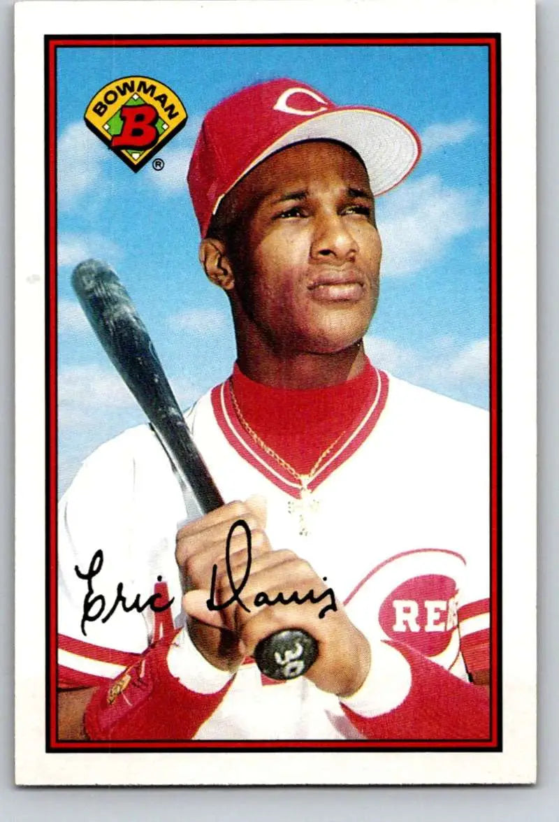 1989 Bowman #316 Eric Davis NM-MT Cincinnati Reds Baseball Card - Baseball Card Single