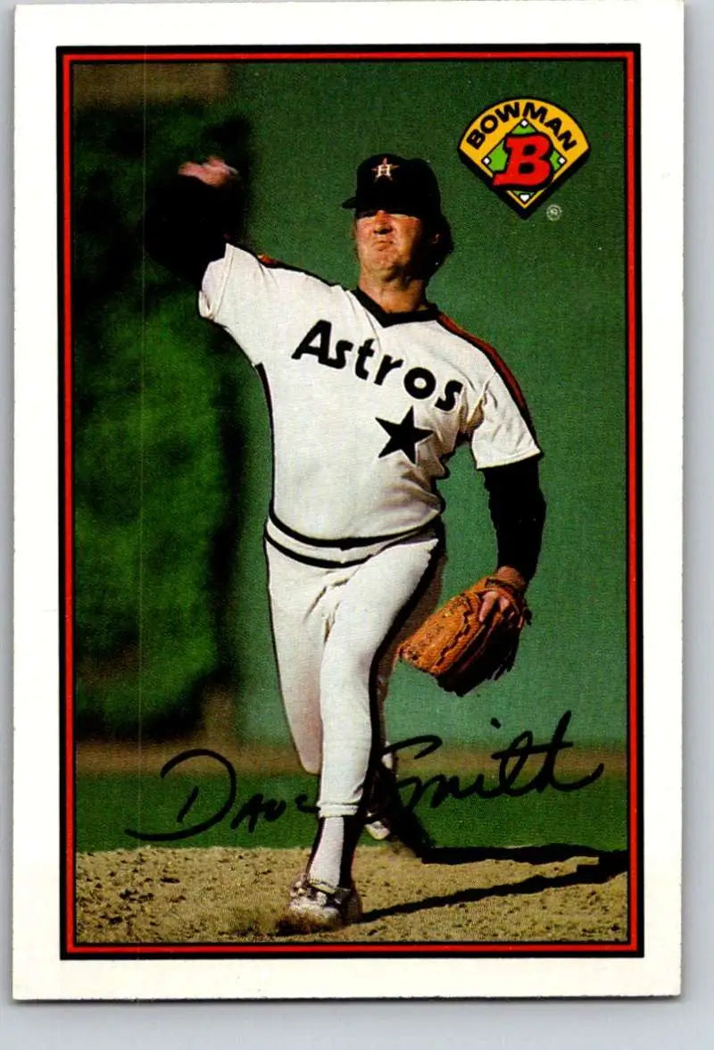 1989 Bowman #317 Dave Smith NM-MT Houston Astros Baseball Card - Baseball Card Single