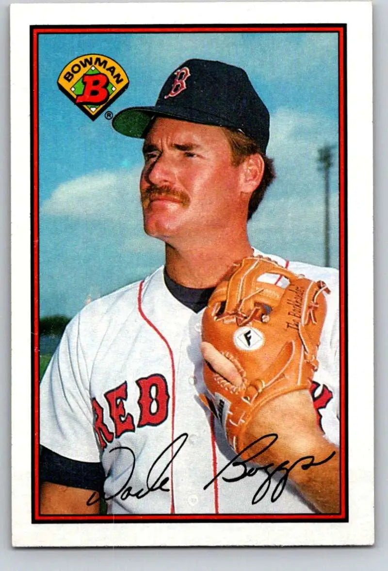 1989 Bowman #32 Wade Boggs NM-MT Boston Red Sox Baseball Card - Baseball Card Single
