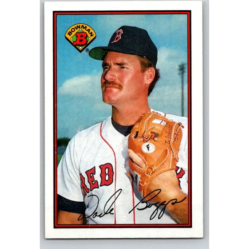 1989 Bowman #32 Wade Boggs NM-MT Boston Red Sox Baseball Card - Baseball Card Single