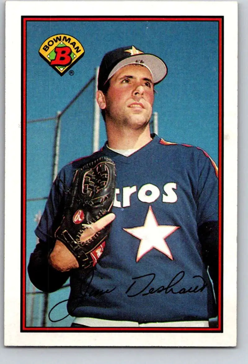 1989 Bowman #320 Jim Deshaies NM-MT Houston Astros Baseball Card - Baseball Card Single