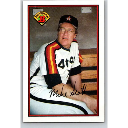 1989 Bowman #322 Mike Scott NM-MT Houston Astros Baseball Card