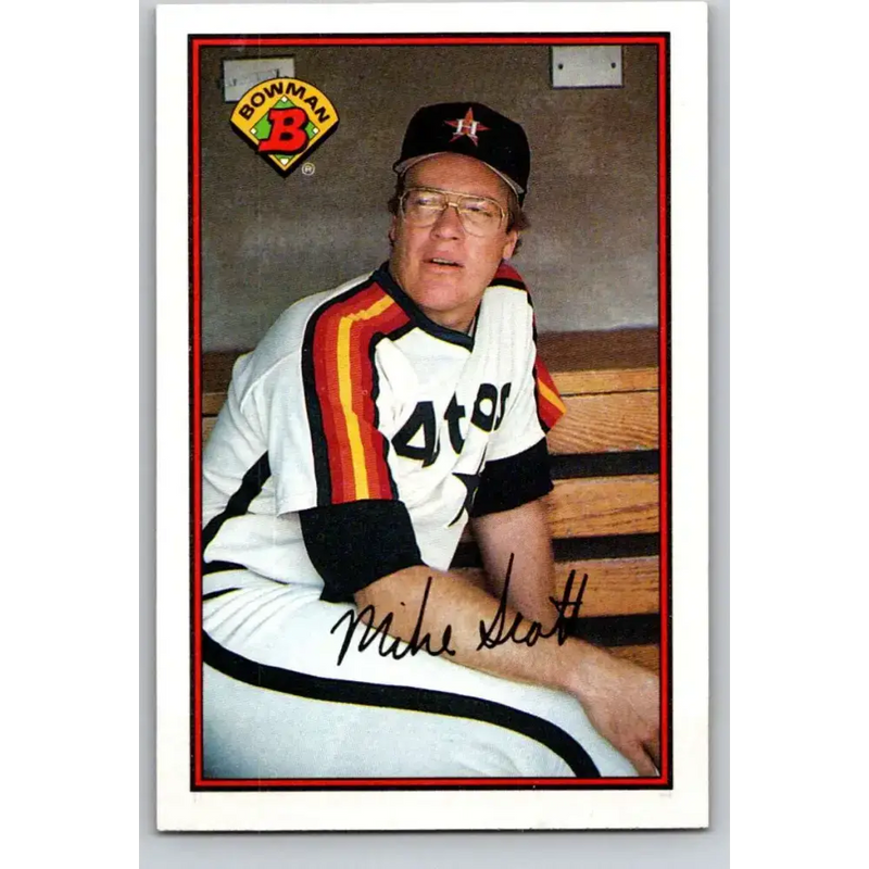 1989 Bowman #322 Mike Scott NM-MT Houston Astros Baseball Card - Baseball Card Single