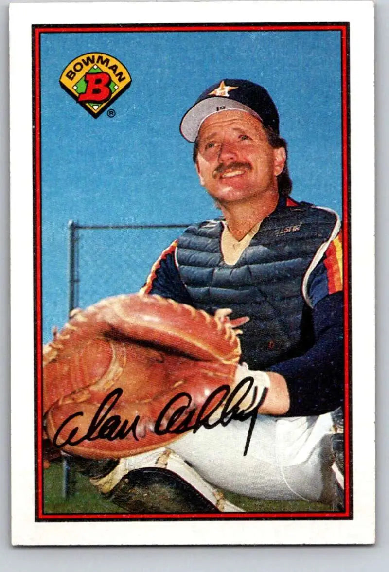 1989 Bowman #327 Alan Ashby NM-MT Houston Astros Baseball Card - Baseball Card Single