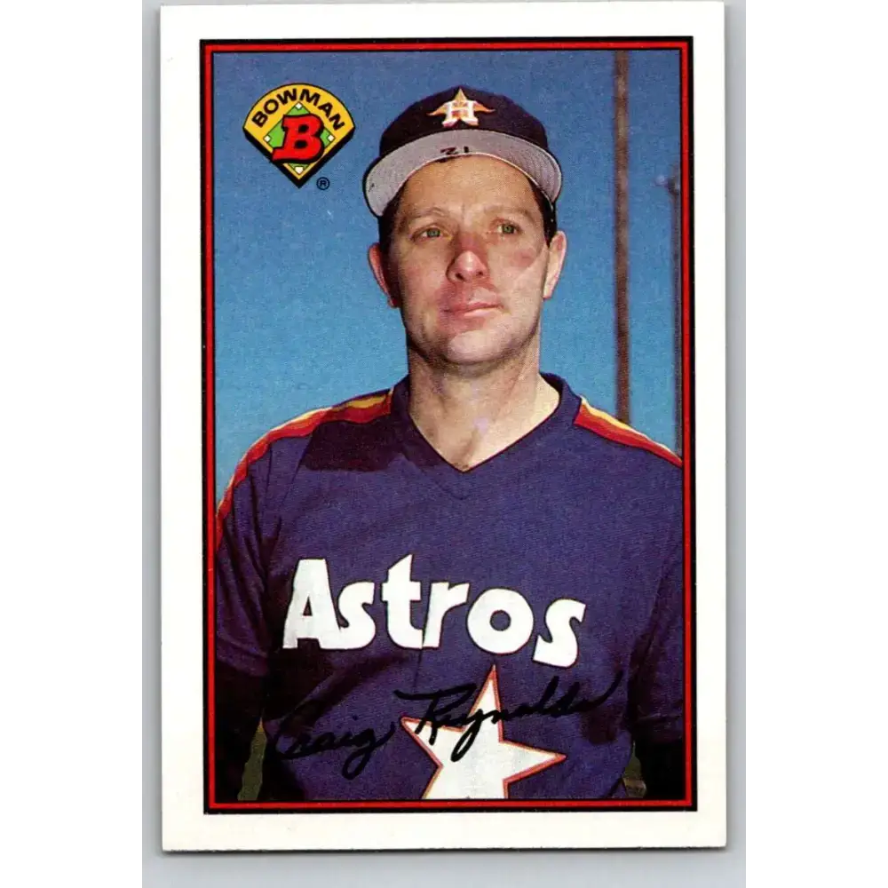 1989 Bowman #328 Craig Reynolds NM-MT Houston Astros Baseball Card