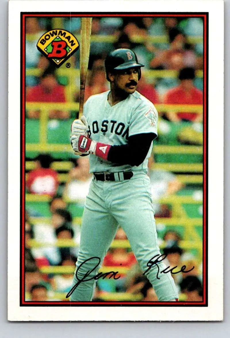 1989 Bowman #33 Jim Rice NM-MT Boston Red Sox Baseball Card - Baseball Card Single