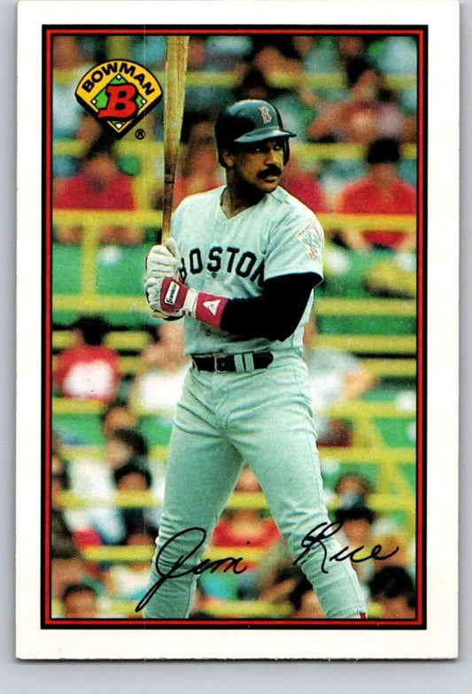 1989 Bowman #33 Jim Rice NM-MT Boston Red Sox Baseball Card - Baseball Card Single