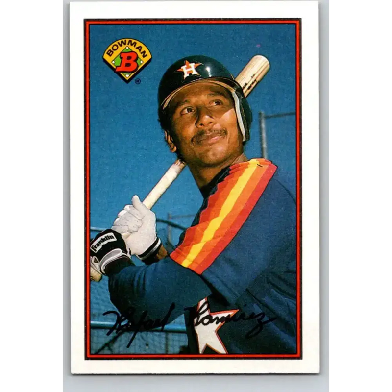 1989 Bowman #330 Rafael Ramirez NM-MT Houston Astros Baseball Card - Baseball Card Single