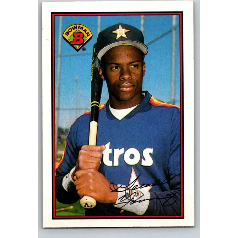 1989 Bowman #333 Gerald Young NM-MT Houston Astros Baseball Card - Baseball Card Single