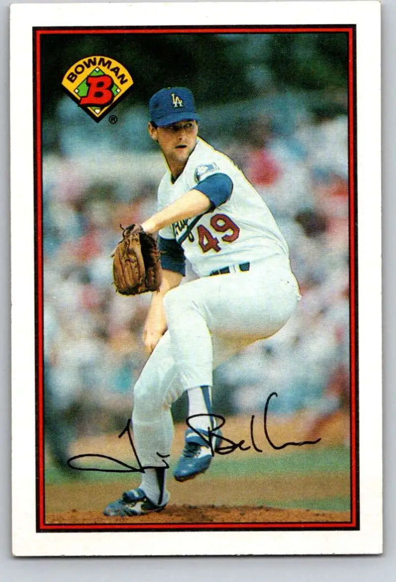 1989 Bowman #336 Tim Belcher NM-MT Los Angeles Dodgers Baseball Card - Baseball Card Single