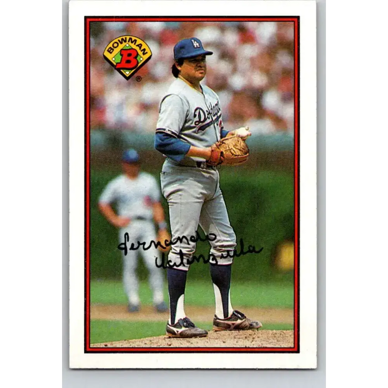 1989 Bowman #337 Fernando Valenzuela NM-MT Los Angeles Dodgers Baseball Card - Baseball Card Single