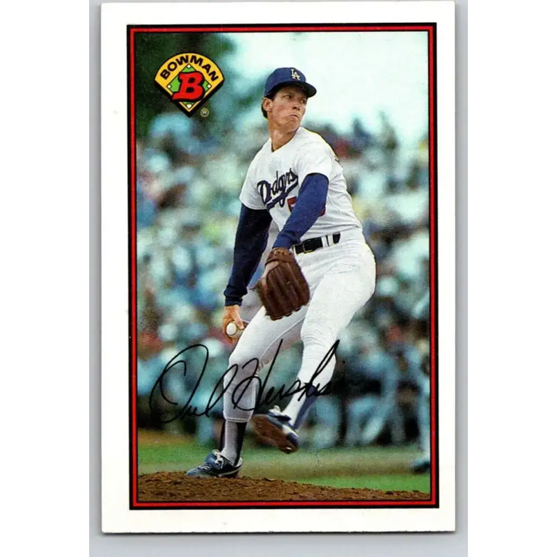 1989 Bowman #341 Orel Hershiser NM-MT Los Angeles Dodgers Baseball Card - Baseball Card Single