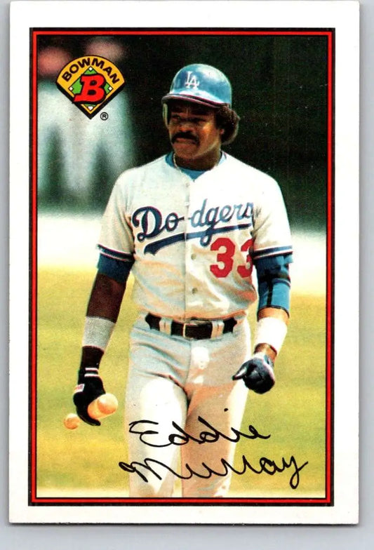 1989 Bowman #346 Eddie Murray NM-MT Los Angeles Dodgers Baseball Card - Baseball Card Single