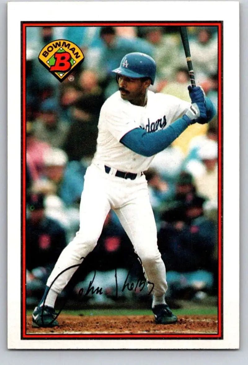 1989 Bowman #349 John Shelby NM-MT Los Angeles Dodgers Baseball Card - Baseball Card Single