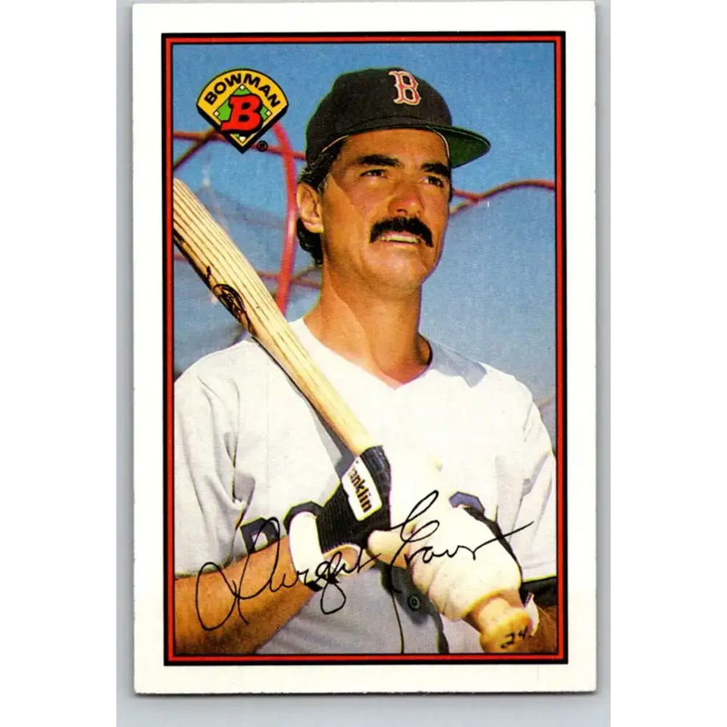 1989 Bowman #35 Dwight Evans NM-MT Boston Red Sox Baseball Card - Baseball Card Single