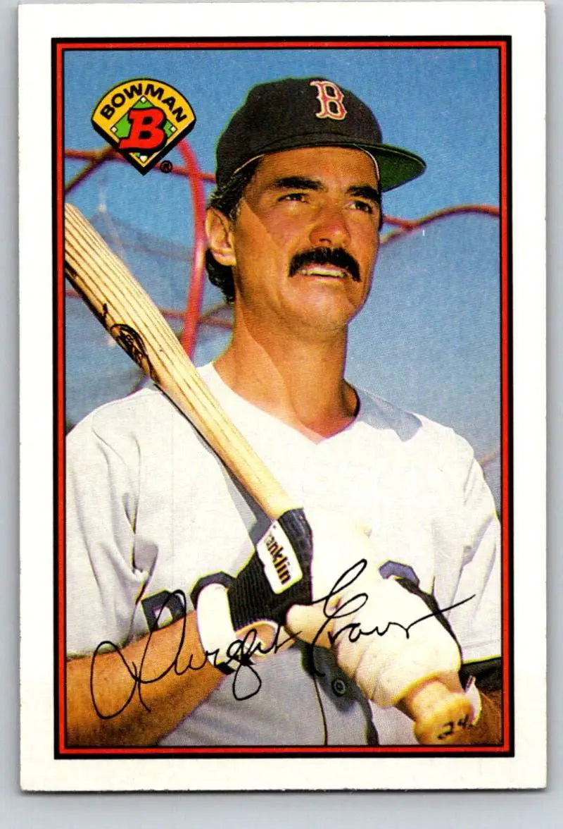 1989 Bowman #35 Dwight Evans NM-MT Boston Red Sox Baseball Card - Baseball Card Single