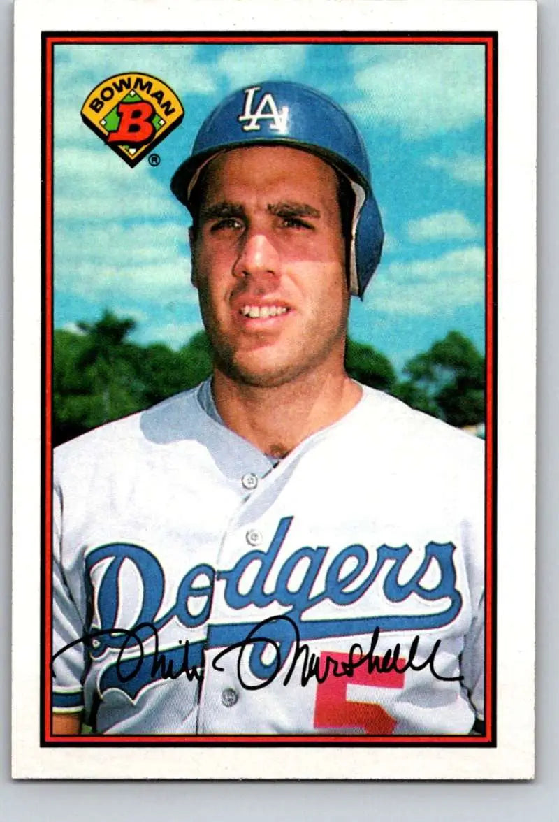 1989 Bowman #350 Mike Marshall NM-MT Los Angeles Dodgers Baseball Card - Baseball Card Single